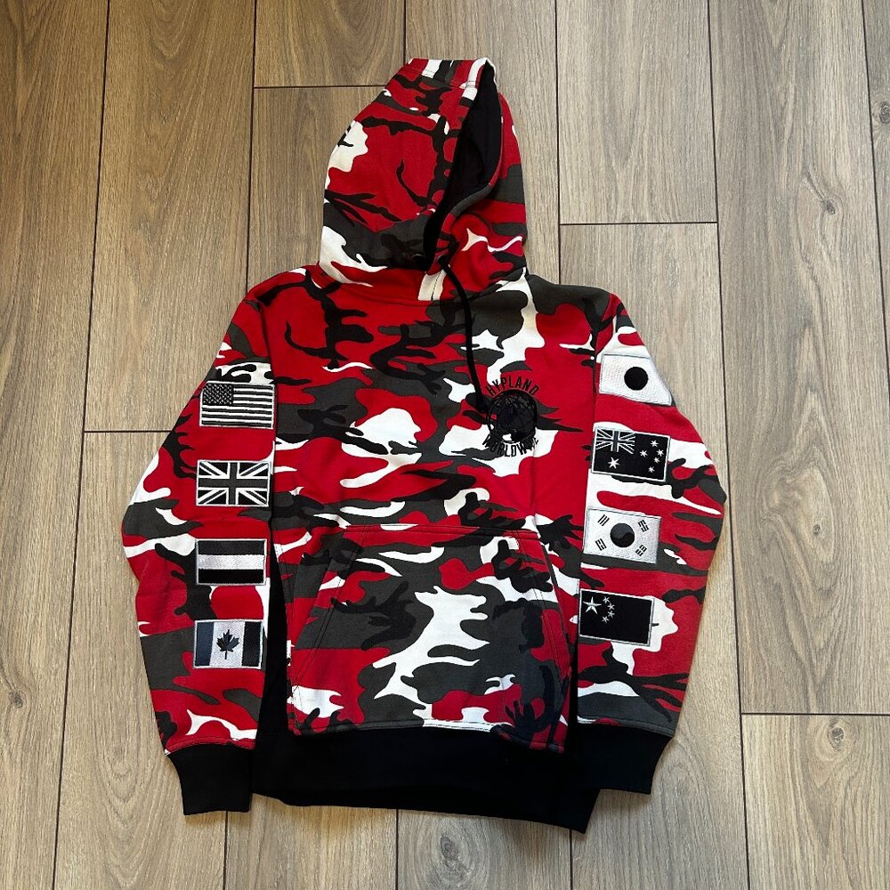 Hypland Camo Flag Hoodie